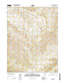 Bates Knolls Utah Current topographic map, 1:24000 scale, 7.5 X 7.5 Minute, Year 2014