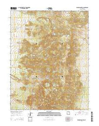 Bearskin Mountain Utah Current topographic map, 1:24000 scale, 7.5 X 7.5 Minute, Year 2014