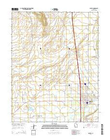 Beaver Utah Current topographic map, 1:24000 scale, 7.5 X 7.5 Minute, Year 2014