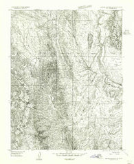 Beaver Dam Mts NE Utah Historical topographic map, 1:24000 scale, 7.5 X 7.5 Minute, Year 1954