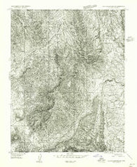 Beaver Dam Mts SE Utah Historical topographic map, 1:24000 scale, 7.5 X 7.5 Minute, Year 1954