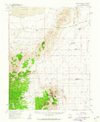 Beaver Lake Mts. Utah Historical topographic map, 1:62500 scale, 15 X 15 Minute, Year 1960