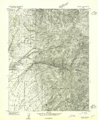 Beaver NE Utah Historical topographic map, 1:24000 scale, 7.5 X 7.5 Minute, Year 1954