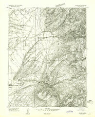 Beaver SE Utah Historical topographic map, 1:24000 scale, 7.5 X 7.5 Minute, Year 1954