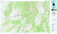 Beaver Utah Historical topographic map, 1:100000 scale, 30 X 60 Minute, Year 1980