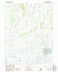 Beaver Utah Historical topographic map, 1:24000 scale, 7.5 X 7.5 Minute, Year 1986