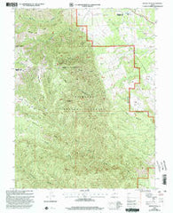 Beehive Peak Utah Historical topographic map, 1:24000 scale, 7.5 X 7.5 Minute, Year 2001
