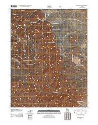Beehive Peak Utah Historical topographic map, 1:24000 scale, 7.5 X 7.5 Minute, Year 2011