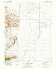 Beryl Junction Utah Historical topographic map, 1:24000 scale, 7.5 X 7.5 Minute, Year 1972