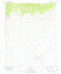 Beryl Utah Historical topographic map, 1:24000 scale, 7.5 X 7.5 Minute, Year 1972
