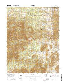 Bible Spring Utah Current topographic map, 1:24000 scale, 7.5 X 7.5 Minute, Year 2014