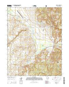 Bicknell Utah Current topographic map, 1:24000 scale, 7.5 X 7.5 Minute, Year 2014