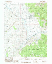Bicknell Utah Historical topographic map, 1:24000 scale, 7.5 X 7.5 Minute, Year 1985