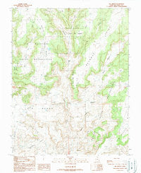 Big Bench Utah Historical topographic map, 1:24000 scale, 7.5 X 7.5 Minute, Year 1989