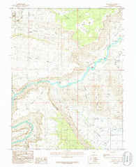 Big Bend Utah Historical topographic map, 1:24000 scale, 7.5 X 7.5 Minute, Year 1985