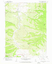 Big Dutch Hollow Utah Historical topographic map, 1:24000 scale, 7.5 X 7.5 Minute, Year 1961