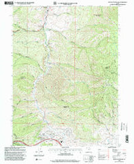 Big Dutch Hollow Utah Historical topographic map, 1:24000 scale, 7.5 X 7.5 Minute, Year 1998