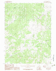 Big Hollow Utah Historical topographic map, 1:24000 scale, 7.5 X 7.5 Minute, Year 1983