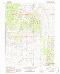 Big Jensen Pass Utah Historical topographic map, 1:24000 scale, 7.5 X 7.5 Minute, Year 1991