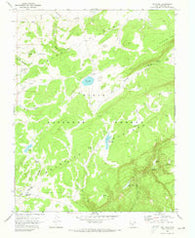 Big Lake Utah Historical topographic map, 1:24000 scale, 7.5 X 7.5 Minute, Year 1969