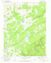 Big Lake Utah Historical topographic map, 1:24000 scale, 7.5 X 7.5 Minute, Year 1969