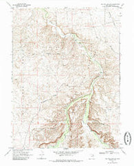 Big Pack Mtn. NW Utah Historical topographic map, 1:24000 scale, 7.5 X 7.5 Minute, Year 1968