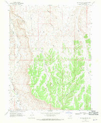 Big Pack Mtn. SE Utah Historical topographic map, 1:24000 scale, 7.5 X 7.5 Minute, Year 1968