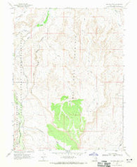 Big Pack Mtn. Utah Historical topographic map, 1:24000 scale, 7.5 X 7.5 Minute, Year 1968