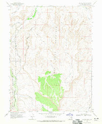 Big Pack Mtn. Utah Historical topographic map, 1:24000 scale, 7.5 X 7.5 Minute, Year 1968