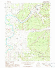 Big Triangle Utah Historical topographic map, 1:24000 scale, 7.5 X 7.5 Minute, Year 1985