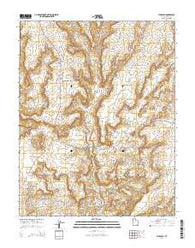 Big Bench Utah Current topographic map, 1:24000 scale, 7.5 X 7.5 Minute, Year 2014