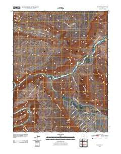 Big Bend Utah Historical topographic map, 1:24000 scale, 7.5 X 7.5 Minute, Year 2011