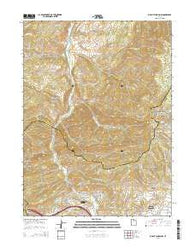 Big Dutch Hollow Utah Current topographic map, 1:24000 scale, 7.5 X 7.5 Minute, Year 2014