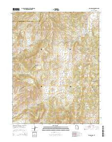 Big Hollow Utah Current topographic map, 1:24000 scale, 7.5 X 7.5 Minute, Year 2014