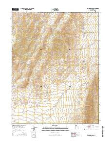 Big Jensen Pass Utah Current topographic map, 1:24000 scale, 7.5 X 7.5 Minute, Year 2014