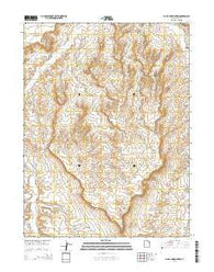 Big Pack Mountain Utah Current topographic map, 1:24000 scale, 7.5 X 7.5 Minute, Year 2014