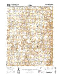Big Pack Mountain NE Utah Current topographic map, 1:24000 scale, 7.5 X 7.5 Minute, Year 2014