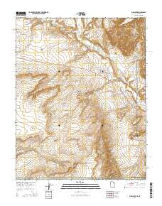 Big Water Utah Current topographic map, 1:24000 scale, 7.5 X 7.5 Minute, Year 2014