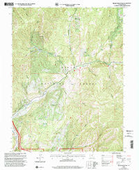 Billies Mountain Utah Historical topographic map, 1:24000 scale, 7.5 X 7.5 Minute, Year 1998