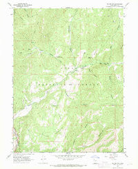 Billies Mtn. Utah Historical topographic map, 1:24000 scale, 7.5 X 7.5 Minute, Year 1967