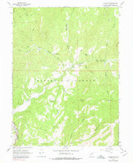 Billies Mtn. Utah Historical topographic map, 1:24000 scale, 7.5 X 7.5 Minute, Year 1967