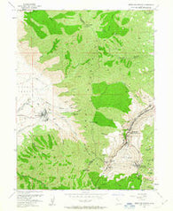 Bingham Canyon Utah Historical topographic map, 1:24000 scale, 7.5 X 7.5 Minute, Year 1952