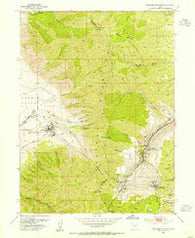 Bingham Canyon Utah Historical topographic map, 1:24000 scale, 7.5 X 7.5 Minute, Year 1952
