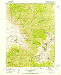 Bingham Canyon Utah Historical topographic map, 1:24000 scale, 7.5 X 7.5 Minute, Year 1952