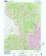 Bingham Canyon Utah Historical topographic map, 1:24000 scale, 7.5 X 7.5 Minute, Year 1997