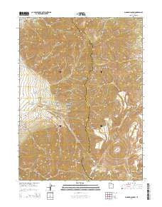 Bingham Canyon Utah Current topographic map, 1:24000 scale, 7.5 X 7.5 Minute, Year 2014