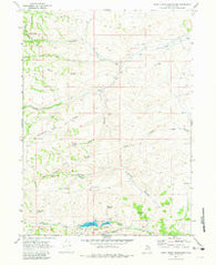 Birch Creek Reservoirs Utah Historical topographic map, 1:24000 scale, 7.5 X 7.5 Minute, Year 1969