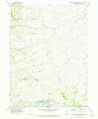Birch Creek Reservoirs Utah Historical topographic map, 1:24000 scale, 7.5 X 7.5 Minute, Year 1969