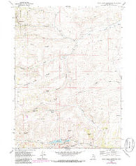 Birch Creek Reservoirs Utah Historical topographic map, 1:24000 scale, 7.5 X 7.5 Minute, Year 1969