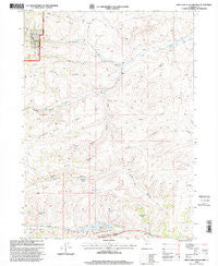Birch Creek Reservoirs Utah Historical topographic map, 1:24000 scale, 7.5 X 7.5 Minute, Year 1998